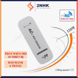 Cục phát wifi từ sim 4G, USB MODEM 4G LTE tốc độ cao khoe nhỏ gọn tiện lợi mang đi đâu cũng có mạng 2