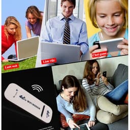 Cục phát wifi từ sim 4G, USB MODEM 4G LTE tốc độ cao khoe nhỏ gọn tiện lợi mang đi đâu cũng có mạng 9