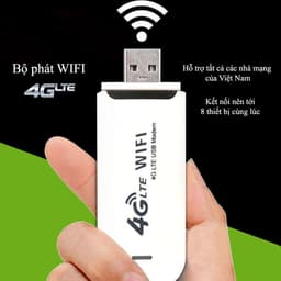 Cục phát wifi từ sim 4G, USB MODEM 4G LTE tốc độ cao khoe nhỏ gọn tiện lợi mang đi đâu cũng có mạng 6