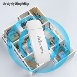 Cục phát wifi từ sim 4G, USB MODEM 4G LTE tốc độ cao khoe nhỏ gọn tiện lợi mang đi đâu cũng có mạng 5