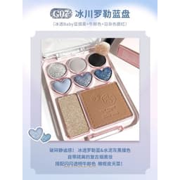 GOGOTALES Bảng Phấn Mắt, Phấn Má GogoTales 6 Ô Vỏ Hồng Ballet Coquette Sweet Pink Ballet Soft phong cách Hàn Quốc GT773 9