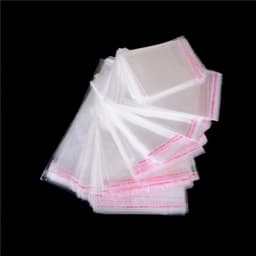 1KG Túi bóng dán miệng đựng hàng, túi gói hàng trong suốt có dán, túi bóng kính đựng quần áo, túi OPP, túi đựng bánh 6