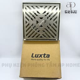 Phễu thoát sàn bằng INOX đúc cao cấp thương hiệu LUXTA siêu nặng - phụ kiện phòng tắm AP HOME 4