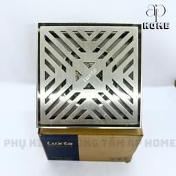 Phễu thoát sàn bằng INOX đúc cao cấp thương hiệu LUXTA siêu nặng - phụ kiện phòng tắm AP HOME 6