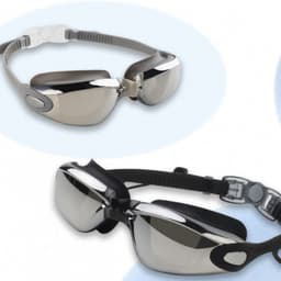 Kính bơi tráng gương trẻ em người lớn Tặng Hộp cao cấp cận thị mũ bơi silicon nam nữ đi biển mùa hè 7