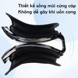 Kính bơi tráng gương trẻ em người lớn Tặng Hộp cao cấp cận thị mũ bơi silicon nam nữ đi biển mùa hè 4