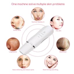 Máy Cà Da Ultrasonic Tẩy Tế Bào Chết ION âm, Máy tẩy tế bào đẩy mụn đầu đen làm căng ra mặt với sóng EMS 6