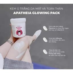 Kem Ủ Trắng Da Apatheia Glowing Pack 500g Nhật Bản 4
