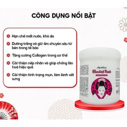 Kem Ủ Trắng Da Apatheia Glowing Pack 500g Nhật Bản 6