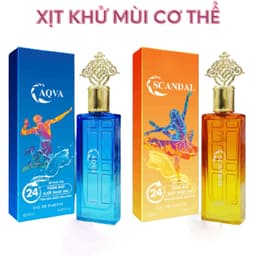 Xịt toàn thân, khử mùi nam nữ Scandal, Aqva 20ML - Cam kết chính hãng 4