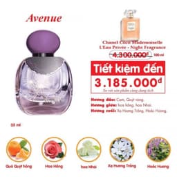 Nước hoa nữ AVENU 35ml - GỢI CẢM, TƯƠI TRẺ - Cam kết chính hãng 3