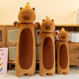Gấu bông Capy nông xù ôm đứng về hàng  Full size 70 cm 90 cm 110 cm 130 cm  Hàng nhập khẩu cao cấp - MIU GẤU XINH 2