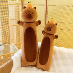 Gấu bông Capy nông xù ôm đứng về hàng  Full size 70 cm 90 cm 110 cm 130 cm  Hàng nhập khẩu cao cấp - MIU GẤU XINH 6
