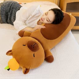 Gấu bông Capy nông xù ôm đứng về hàng  Full size 70 cm 90 cm 110 cm 130 cm  Hàng nhập khẩu cao cấp - MIU GẤU XINH 5