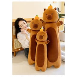 Gấu bông Capy nông xù ôm đứng về hàng  Full size 70 cm 90 cm 110 cm 130 cm  Hàng nhập khẩu cao cấp - MIU GẤU XINH 4