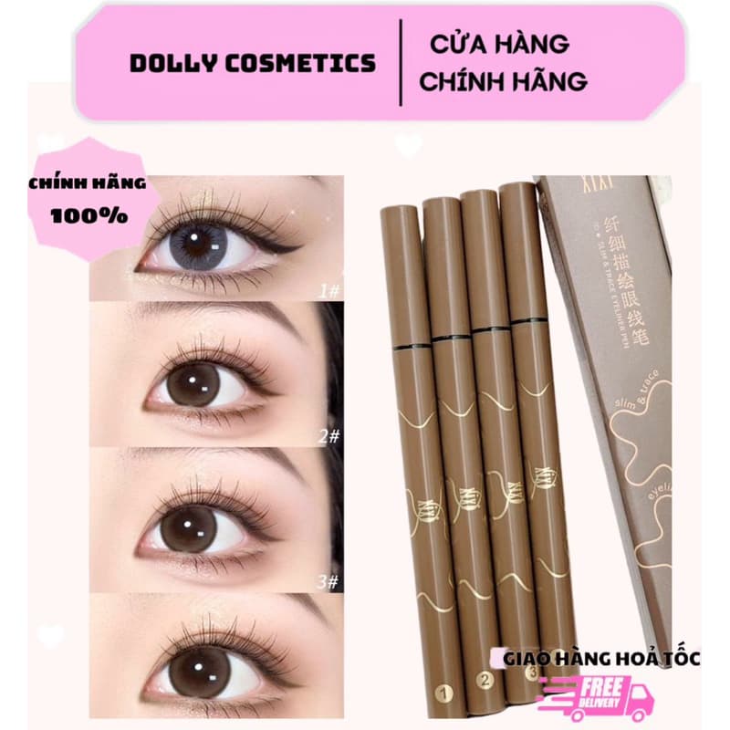 [XIXI] Bút kẻ mắt XIXI chống thấm nước lâu trôi nét mảnh Slim Trace Eyeliner Pen Smart Eyeliner Liquid Eyeliner XIXI56