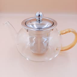 Ấm pha trà thủy tinh 400 ml chịu nhiệt borosilicate có lõi lọc trà inox 304 sang trọng 2