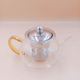 Ấm pha trà thủy tinh 400 ml chịu nhiệt borosilicate có lõi lọc trà inox 304 sang trọng 6