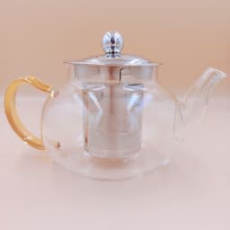Ấm pha trà thủy tinh 400 ml chịu nhiệt borosilicate có lõi lọc trà inox 304 sang trọng 7
