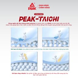 Giày Thể Thao Thời Trang Nam Nữ PEAK Casual Công nghệ Đế Taichi Siêu Nhẹ Thiết kế Basic DB420057 DB420058 2
