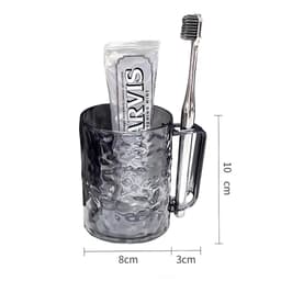 Cốc Đánh Răng Uống Nước Vân Pha Lê Nổi 3D JYoohome Dung Tích 300ml, Ly Đánh Răng Nhựa Cao Cấp 7