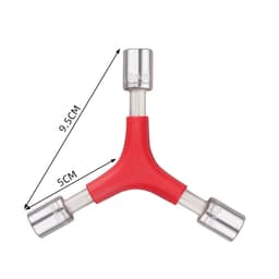 Cờ lê sửa chữa xe đạp 3 đầu 8 9 10mm, Bộ tuýp khẩu sửa chữa xe đạp chữ Y 3 in 1 tiện dụng - CL3D 8