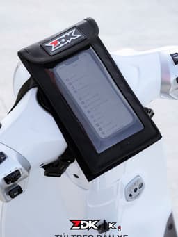 Túi ZDK mini, Túi treo đầu xe máy đựng điện thoại, thiết kế mới có lỗ sạc, 2 lớp hỗ trợ thoát nhiệt 14