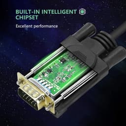 Cáp HDMI to VGA dài 1.8 mét – Hỗ trợ 1080P Full HD – Cắm là nhận 9