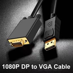 Cáp chuyển đổi DP sang VGA 1.8m Full HD 1080P – Dây cáp chất lượng cao bền bỉ 5