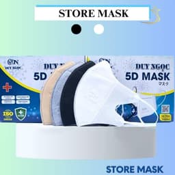 Hộp 100 Chiếc Khẩu Trang 5D Kháng Khuẩn DUY NGỌC -TH2839 7