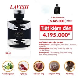 Nước hoa nam Lavish - NỒNG NÀN, SANG TRỌNG (100ML) 3