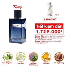 Nước hoa nam KING -  NAM TÍNH, LỊCH LÃM (60ML) - Mẫu mới 3