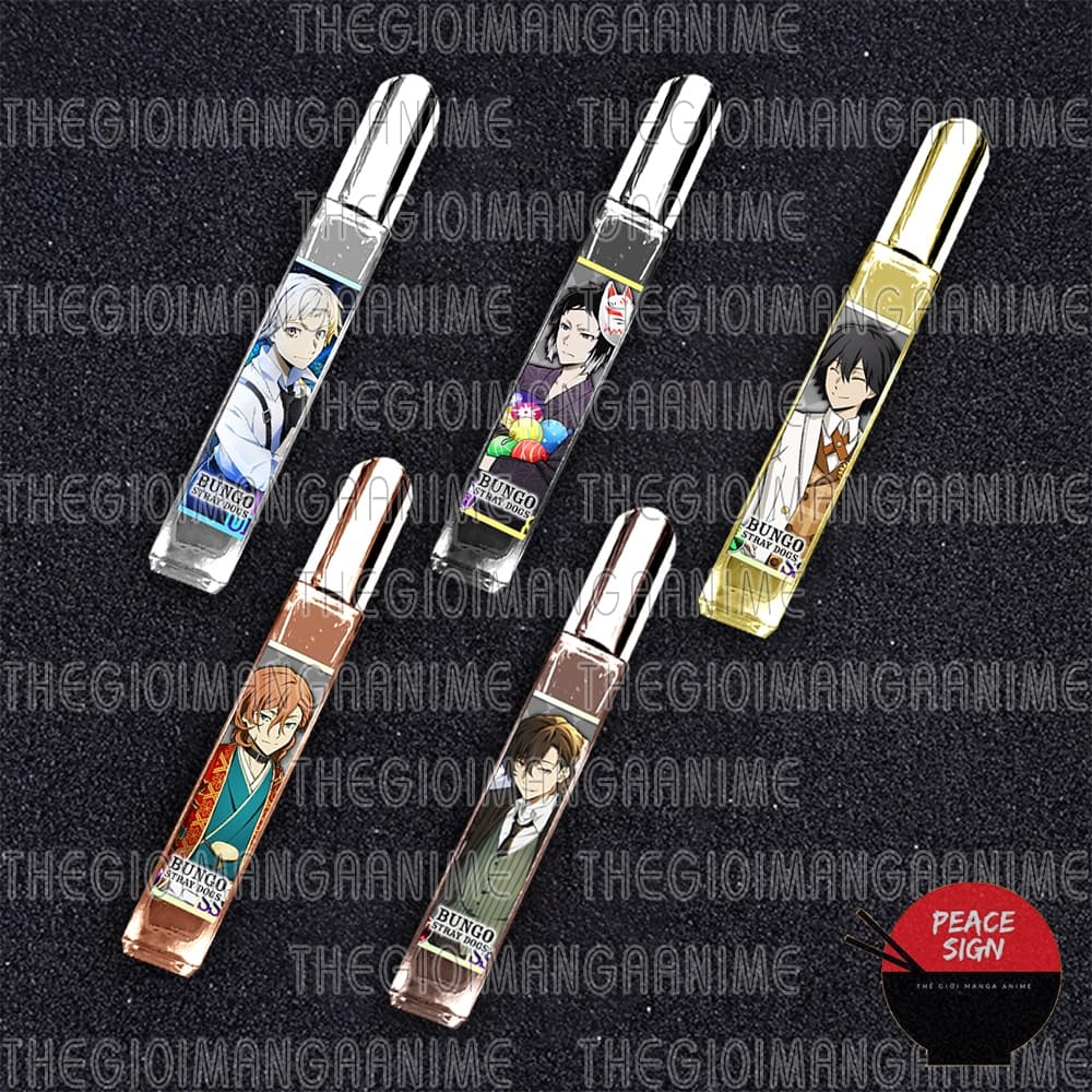Xịt thơm BUNGOU STRAY DOGS Văn Hào Lưu Lạc theo nhân vật nước hoa lưu hương anime