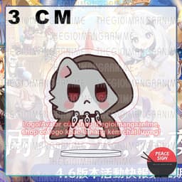 (mua 1 tặng 1) (3cm) Mô hình standee GENSHIN IMPACT ver MÈO NGỒI tượng game chibi mica anime trang trí xinh xắn 5