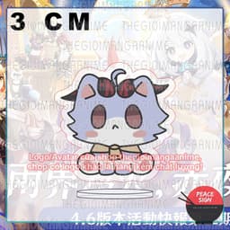 (mua 1 tặng 1) (3cm) Mô hình standee GENSHIN IMPACT ver MÈO NGỒI tượng game chibi mica anime trang trí xinh xắn 7