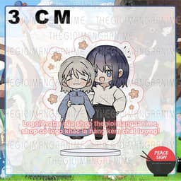 (mua 1 tặng 1) (3cm) Mô hình standee Howl's Moving Castle MÁ HỒNG Lâu đài bay của pháp sư Howl tượng chibi mica anime 4