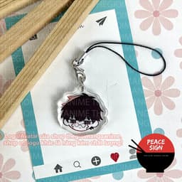 (mua 1 tặng 1) (ĐẦU CHIBI) Móc dây treo điện thoại MASHLE: MAGIC AND MUSCLES in hình Cơ bắp và phép thuật anime mica 4