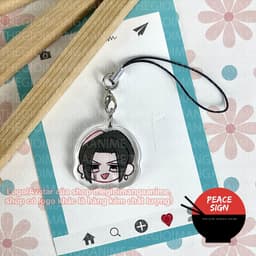 (mua 1 tặng 1) (ĐẦU CHIBI) Móc dây treo điện thoại MASHLE: MAGIC AND MUSCLES in hình Cơ bắp và phép thuật anime mica 7