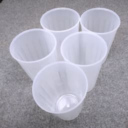 Combo 5,10 Cốc sọc, cốc uống bia uống nước mía, trà đá nhựa VIỆT NHẬT 400ml hàng Việt Nam 3