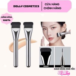 Cọ Tán Nền Trang Điểm Đánh Phấn Tán Nền Màu Bạc DOLLY Brush Hình Vuông Chuyên Dụng Che Khuyết Điểm Tán Kem Nền 1