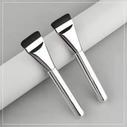 Cọ Tán Nền Trang Điểm Đánh Phấn Tán Nền Màu Bạc DOLLY Brush Hình Vuông Chuyên Dụng Che Khuyết Điểm Tán Kem Nền 6