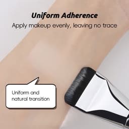 Cọ Tán Nền Trang Điểm Đánh Phấn Tán Nền Màu Bạc DOLLY Brush Hình Vuông Chuyên Dụng Che Khuyết Điểm Tán Kem Nền 2