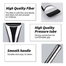 Cọ Tán Nền Trang Điểm Đánh Phấn Tán Nền Màu Bạc DOLLY Brush Hình Vuông Chuyên Dụng Che Khuyết Điểm Tán Kem Nền 8