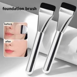 Cọ Tán Nền Trang Điểm Đánh Phấn Tán Nền Màu Bạc DOLLY Brush Hình Vuông Chuyên Dụng Che Khuyết Điểm Tán Kem Nền 9