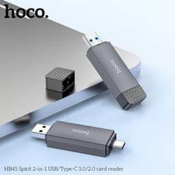 Đầu Đọc Thẻ 2in1 Hoco HB45 Usb/Type-C (3.0)/ (2.0). Đầu Đọc Thẻ Nhớ Hoco HB20 2.0 Chính Hãng 5
