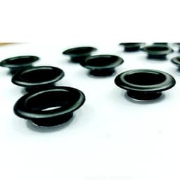 Khoen ore mắt cáo 10mm, 12mm, 14mm xi màu đen nhám (màu đen hẳn) Thau không gỉ Phụ liệu may mặc túi xách, balo, bạt ô tô 5