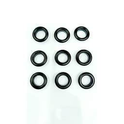 Khoen ore mắt cáo 10mm, 12mm, 14mm xi màu đen nhám (màu đen hẳn) Thau không gỉ Phụ liệu may mặc túi xách, balo, bạt ô tô 3