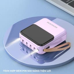 Pin Dự Phòng Sendem P301 10.000mAh Tích Hợp Sẵn Cáp Sạc và Pin Dự Phòng SENDEM PK81 10.000MAH. LKP 7