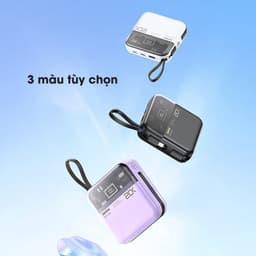 Pin Dự Phòng Sạc Nhanh 22.5W REMAX RPP-603 20.000mah/ RPP-602 10.000mah. LKP 5
