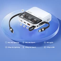 Pin Dự Phòng Sạc Nhanh 22.5W REMAX RPP-603 20.000mah/ RPP-602 10.000mah. LKP 6